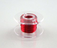 10 Meter Mini Rolle KupferLackdraht 0,15 mm Rot