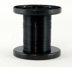 100 m Kabel Kupferlackdraht Schwarz 0,15 mm (Spule)