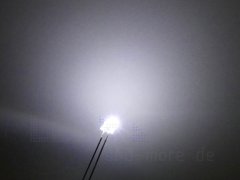 Ultrahelles 4,8mm LED Weiss 1400 mcd 120