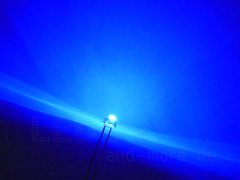 Ultrahelles 4,8mm LED Blau 600 mcd 120