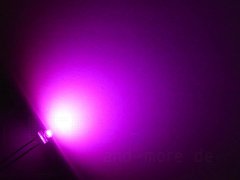 Ultrahelles 4,8mm LED Pink 600 mcd 120