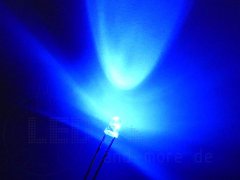 3mm Blink LED Blau 2500mcd 30 selbstblinkend 1,8-2,3Hz