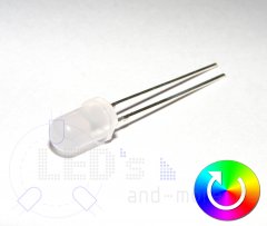 Ultrahelles 5mm RGB Farbwechsel LED Diffus Schnell 70