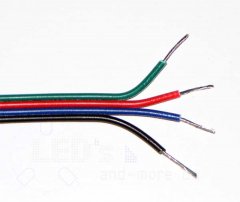 Verlege Kabel fr RGB 100 cm 4 x 0,14 mm