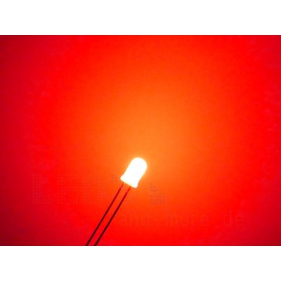 5mm Blink LED Rot diffus 1500mcd 60 selbstblinkend 1,8-2,3Hz