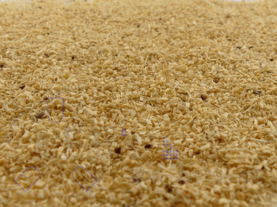 100g Streumaterial sandfarben gelb Spur H0 / N / Z