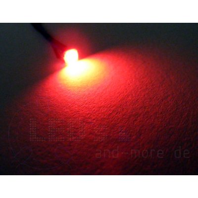 Duo SMD LED Warm Wei / Rot 3528 PLCC4 mit Anschlussdraht