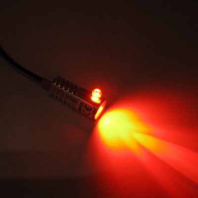 LED Adapter fr Lichtwellenleiter Lichtleiter LWL Leuchtfarbe Rot