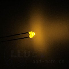 Diffuses 1,8mm LED Gelb 30mcd 60 Luckylight