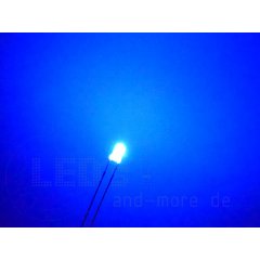 3mm Blink LED Blau diffus 1200mcd 60 selbstblinkend...