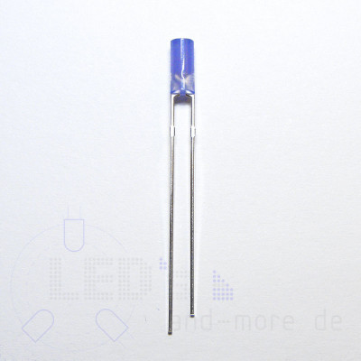 3mm LED Diffus Zylindrisch Blau 220 mcd 110