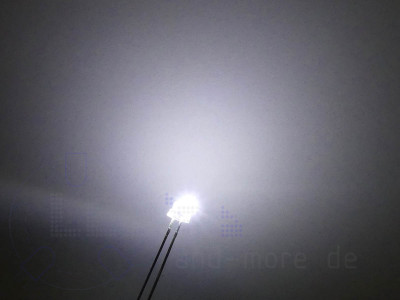 4,8mm Blink LED Wei 2000mcd 120 selbstblinkend 1,8-2,3Hz