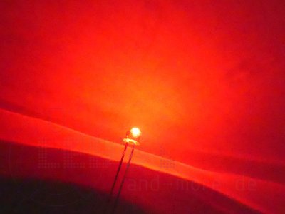 4,8mm Blink LED Rot 400mcd 120 selbstblinkend 1,8-2,3Hz