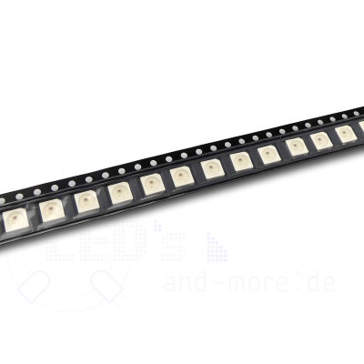 SMD RGB LED WS2812B 5050 steuerbar integr. Controller 120 4 Pin