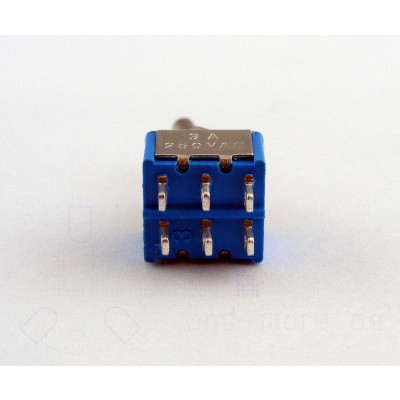 Miniatur Kippschalter 250V / 3A EIN - EIN, 2 Polig