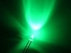 3mm Blink LED grün klar