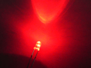 3mm Blink LED rot klar