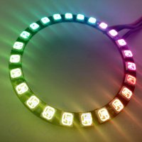  RGB LEDs zu Ringen zusammengefasst, selektiv...
