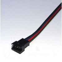 Kabel und Anschlüsse für Multicolor-LED-Bänder...