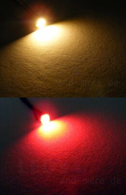 PLCC4 LEDs rot/weiß und rot/warmweiß Parallelschaltung - PLCC4 LEDs rot/weiß und rot/warmweiß Parallelschaltung