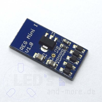 Spannungswandler f. Effekt Chips, Pico-Module u. WS2812, AC/DC 7-16V - Spannungswandler für pico Module 