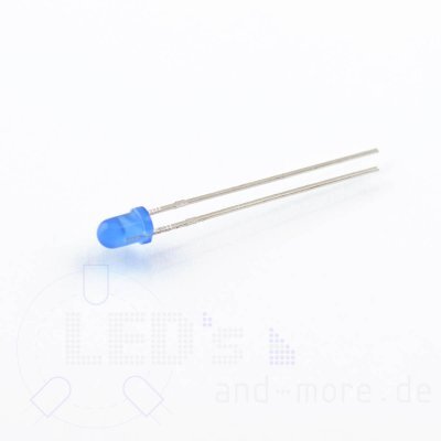 3mm LEDs in farbig diffusem Gehäuse - 3mm LEDs in farbig diffusem Gehäuse