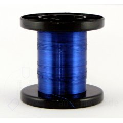 100 m Kabel Kupferlackdraht Blau 0,15 mm (Spule)