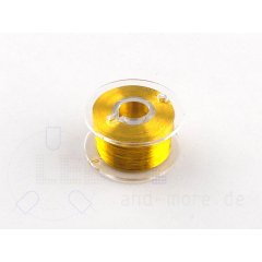 Extra dünn 100m Rolle Mini KupferLackdraht 0,1 mm Gold