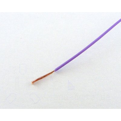 25 Meter Kabel Lila 0,05 mm² hochflexibel (Spule)