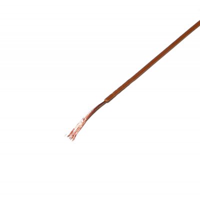 25 Meter Kabel Braun 0,05 mm² hochflexibel (Spule)