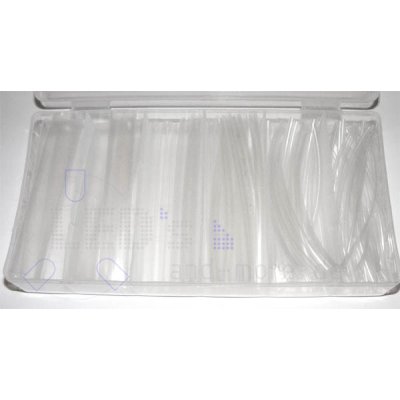 (Set) Schrumpfschlauch Set transparent 100-teilig in praktischer Box