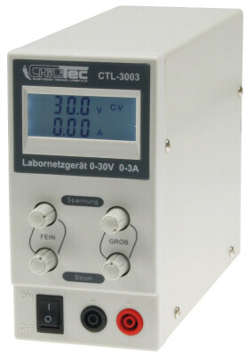 Regelbares Labornetzgerät 0-30V/0-3A Netzteil mit LC-Display