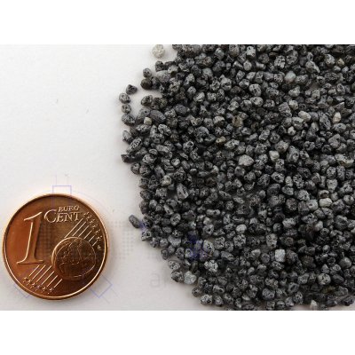 200g Naturschotter Granit grau gemischt Ø 1,2 - 1,8mm Spur H0