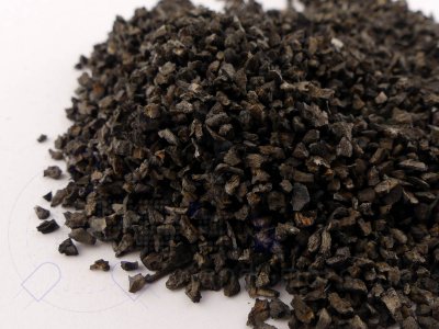 Korkschotter dunkelbraun Ø 2 mm Spur H0 / N