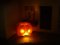 Modell Halloween Kürbis mit LED Beleuchtung Spur H0