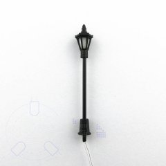 klassische Laterne Straßenlampe Parkleuchte LED warmweiß N Z