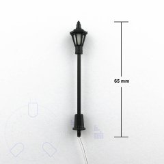 klassische Laterne Straßenlampe Parkleuchte LED warmweiß N Z