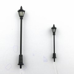 klassische Laterne Straßenlampe Parkleuchte LED warmweiß N Z