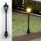 klassische Laterne Straßenlampe Parkleuchte LED warmweiß N Z