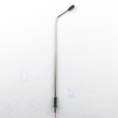Laterne Straßenlampe LED warmweiß Stahl Peitschenlampe 1-armig H0