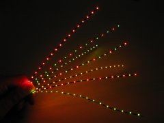 Miniatur Flexband Rot/Gelb, 12-16V Ultraslim Kirmesbeleuchtung