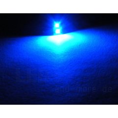 Moba Haus-Beleuchtung Blau mit 2 LEDs 5 - 24 Volt