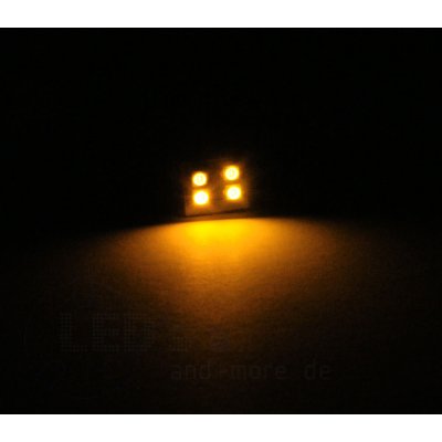 Moba Haus-Beleuchtung Gelb mit 4 LEDs 5 - 24Volt 20mA