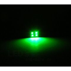 Moba Haus-Beleuchtung Grün mit 4 LEDs 5 - 24Volt 20mA
