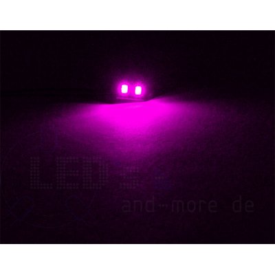 Moba Haus-Beleuchtung Pink Rosa mit 2 LEDs 5 - 24 Volt