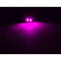 Moba Haus-Beleuchtung Pink Rosa mit 2 LEDs 5 - 24 Volt
