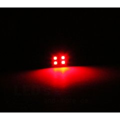 Moba Haus-Beleuchtung Rot mit 4 LEDs 5 - 24Volt 20mA
