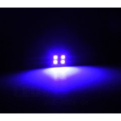 Moba Haus-Beleuchtung UV Schwarzlicht mit 4 LEDs 5 -...
