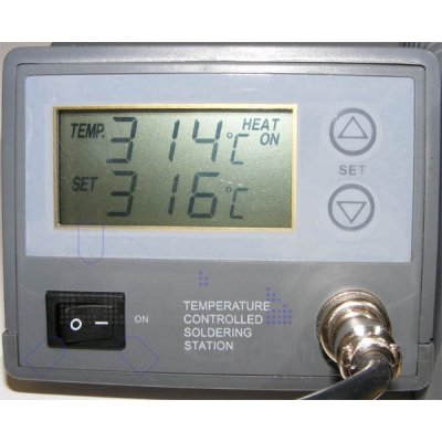 Lötstation mit LCD-Anzeige 230 Volt 48 Watt 150 - 450°C