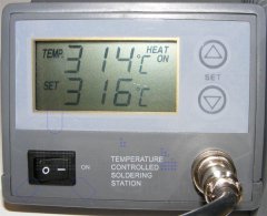 Lötstation mit LCD-Anzeige 230 Volt 48 Watt 150 - 450°C